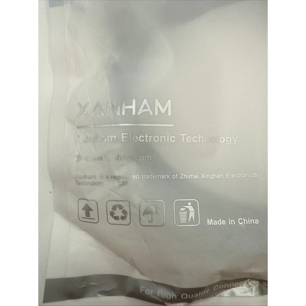 XANHAM USB‎ 2.0 A to B male to male black 9 feet